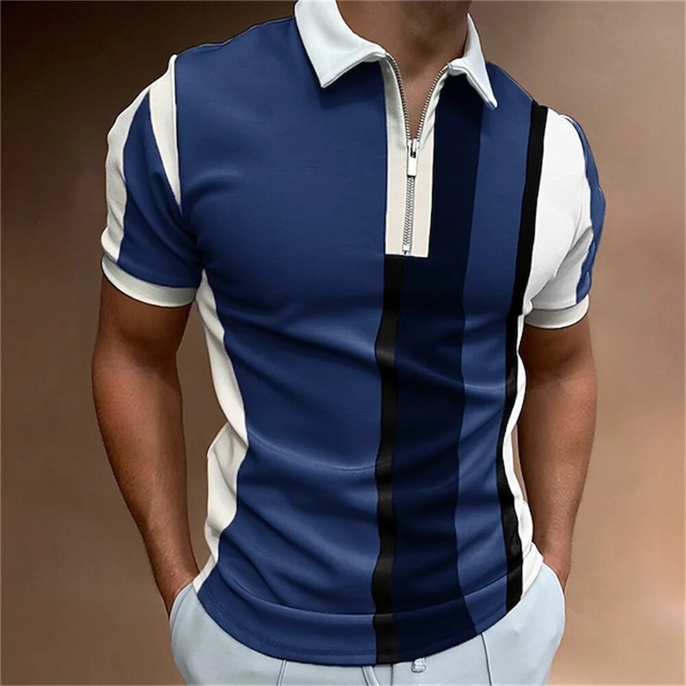 Alfie | Men's Classic Shirt | Zip Neck • Eltrendio