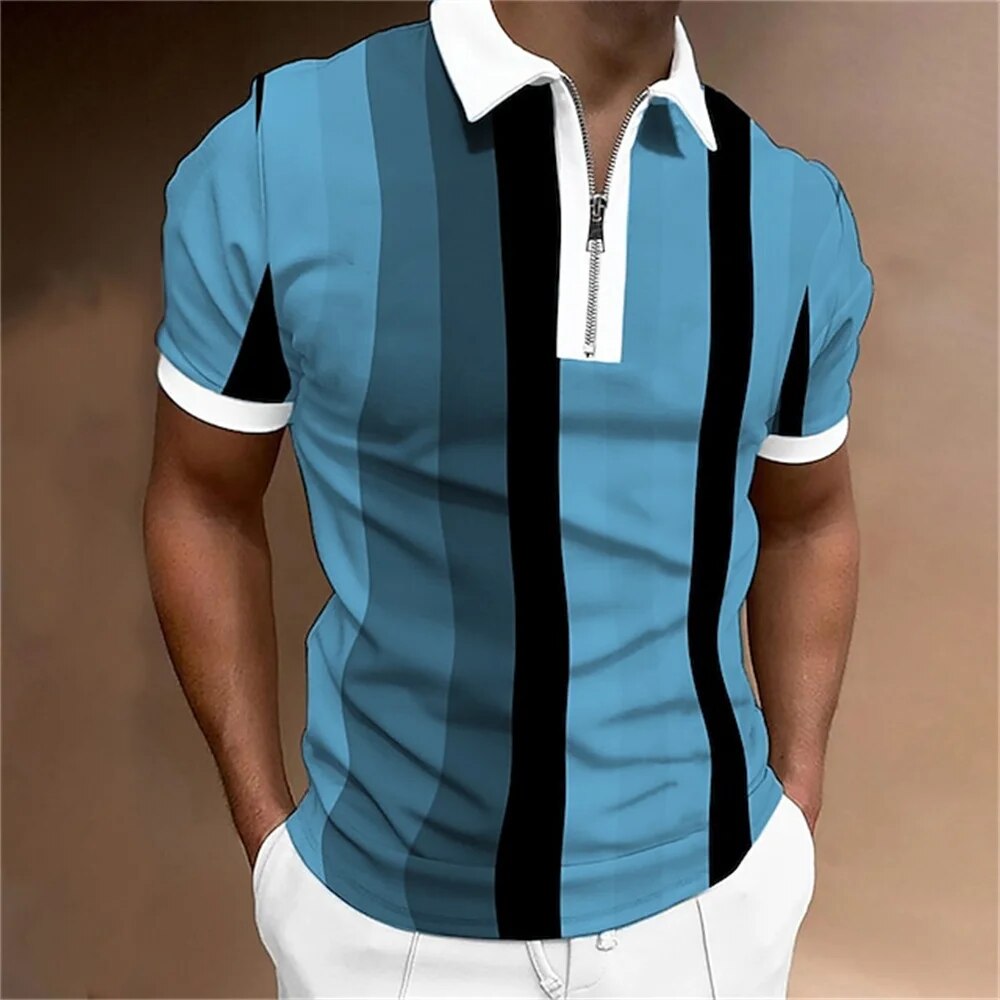 Alfie | Men's Classic Shirt | Zip Neck • Eltrendio