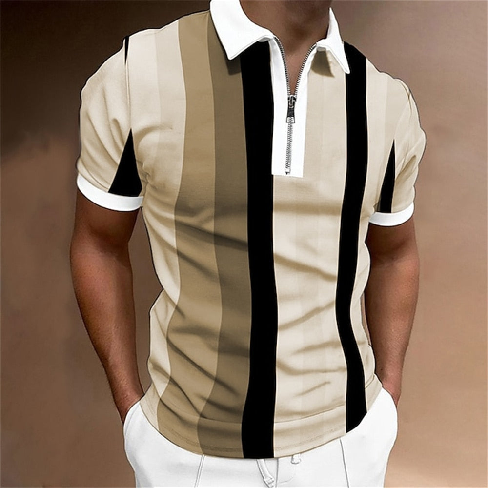 Alfie | Men's Classic Shirt | Zip Neck • Eltrendio
