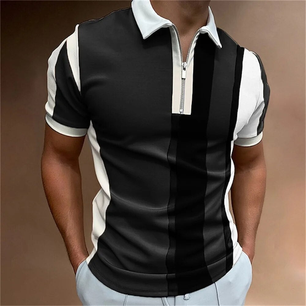 Alfie | Men's Classic Shirt | Zip Neck • Eltrendio