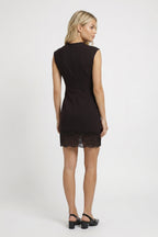 Avery | Women's Sleeveless Party Mini Going Out Dress | Lace Hem · Eltrendio