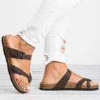 Charlotte | Women's Classic Sandals | Buckle Straps · Eltrendio