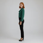 Charlotte | Women's Long-Sleeve Blouse | Bow-Tie Neck · Eltrendio