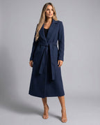 Charlotte | Women's Longline Coat | Belted Waist · Eltrendio
