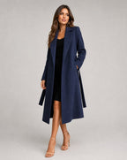 Charlotte | Women's Longline Coat | Belted Waist · Eltrendio