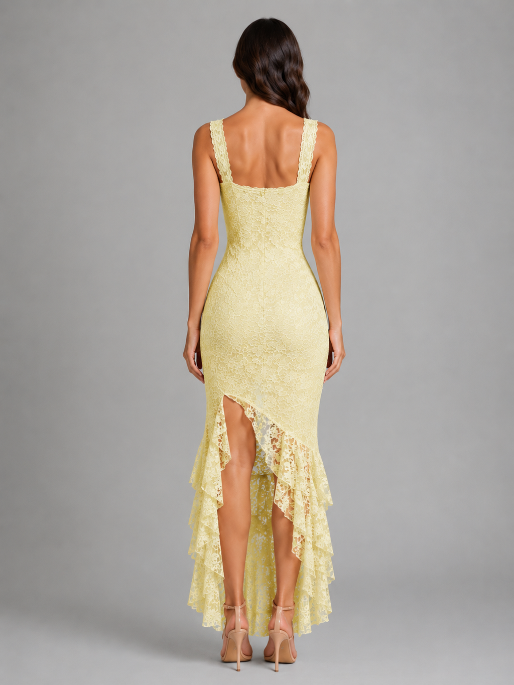 Charlotte | Women's Sleeveless Maxi Dress | Ruffle Hem · Eltrendio