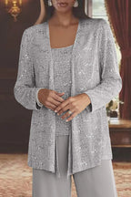 Eleanor | Women's Sequined Trouser Suit | Three-Piece · Eltrendio
