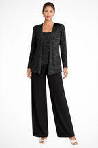 Eleanor | Women's Sequined Trouser Suit | Three-Piece · Eltrendio
