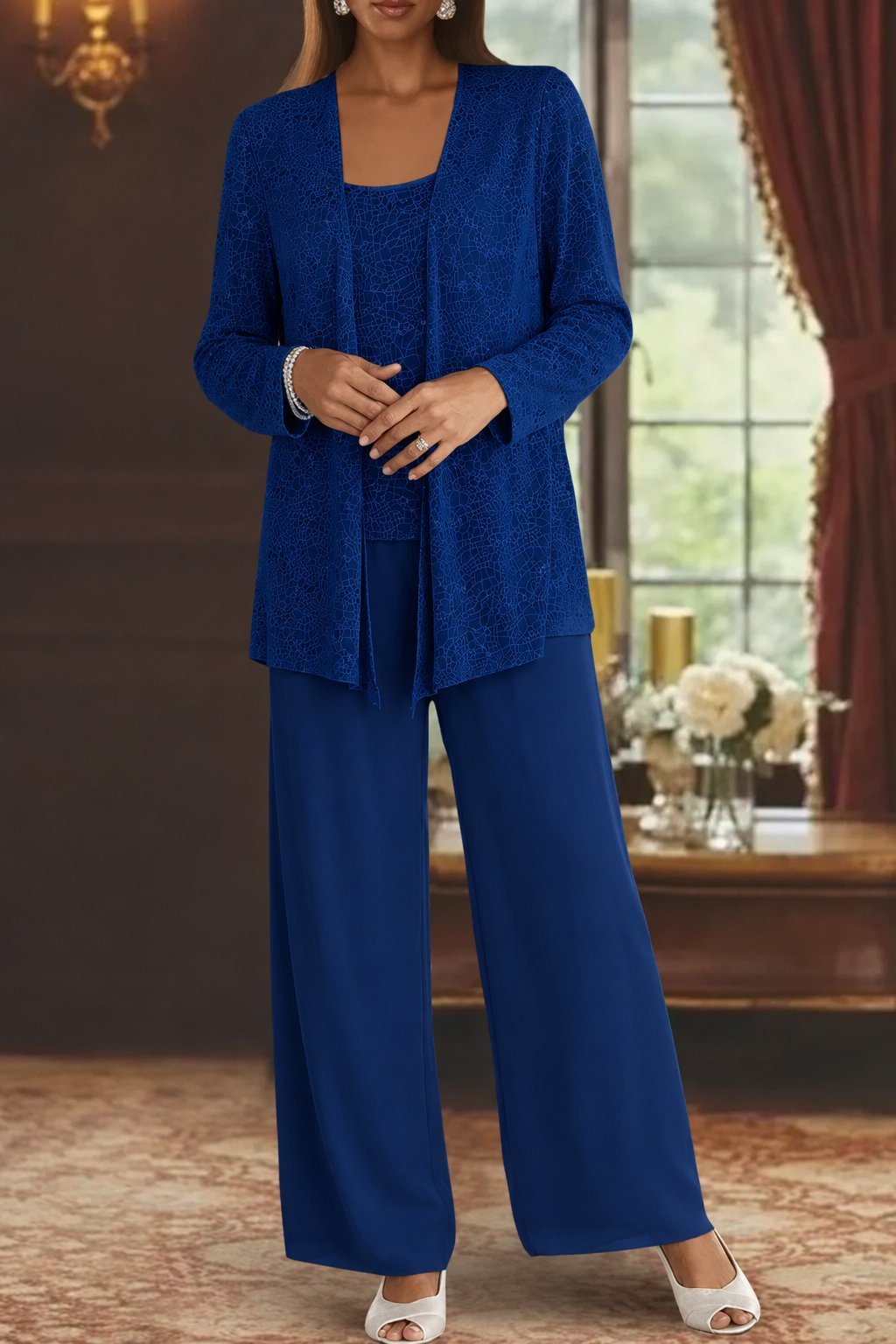 Eleanor | Women's Sequined Trouser Suit | Three-Piece · Eltrendio