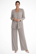 Eleanor | Women's Sequined Trouser Suit | Three-Piece · Eltrendio
