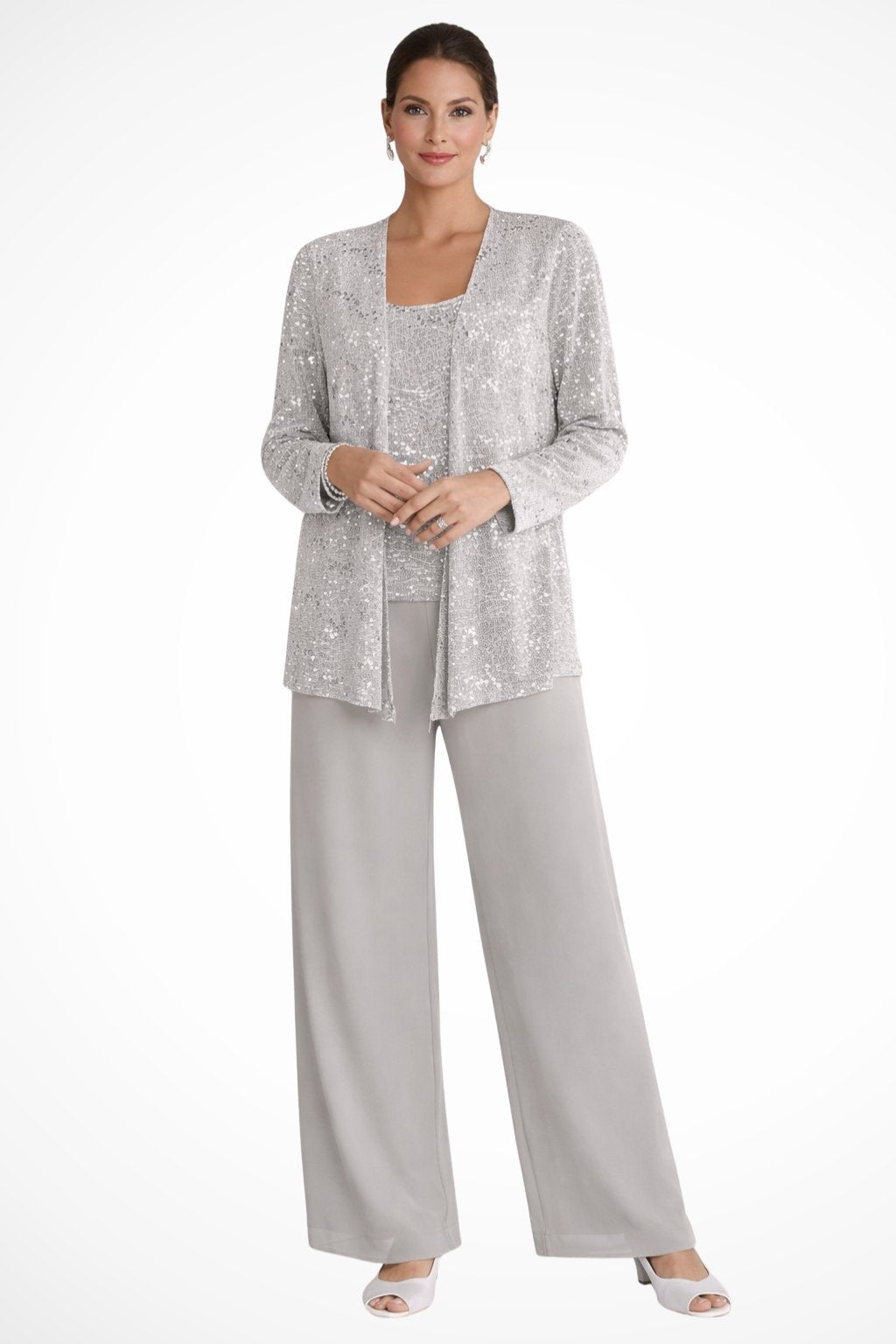 Eleanor | Women's Sequined Trouser Suit | Three-Piece · Eltrendio