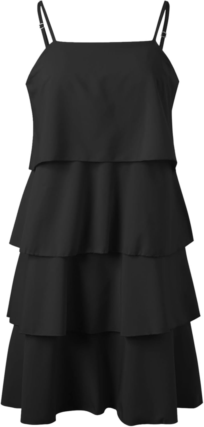 Eleanor | Women's Strappy Dress | Tiered Ruffle · Eltrendio