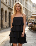 Eleanor | Women's Strappy Dress | Tiered Ruffle · Eltrendio