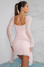 Isabelle | Women's Ruched Mini Going Out Dress | Wedding Guest · Eltrendio