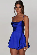 Isla | Women's Cami Mini Dress | Cowl Neck · Eltrendio