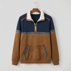 Isla | Women's Quarter-Zip Sweatshirt | Aztec Print