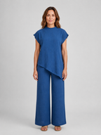 Isla | Women's Wide-Leg Co-Ord Set | Asymmetric Top · Eltrendio