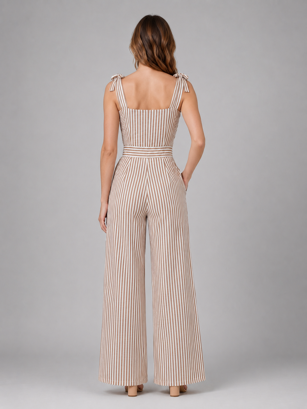 Isla | Women's Wide-Leg Jumpsuit | Tie Shoulder · Eltrendio