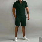 Marcus | Men's Polo Shirt Set | Zip Neck · Eltrendio