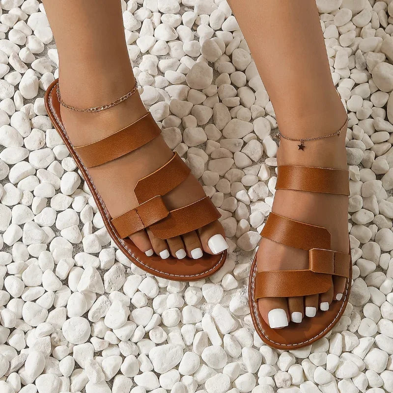Megan | Women's Classic Sandals | Multi Strap · Eltrendio