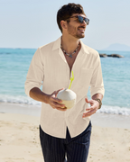 Oliver | Men's Long Sleeve Shirt | Chest Pocket • Eltrendio