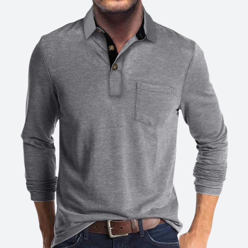 George | Men's Polo Shirt | Chest Pocket • Eltrendio