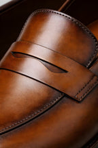 Nathan | Men's Slip-On Moc Toe Low Profile Casual Footwear | Penny Loafers · Eltrendio