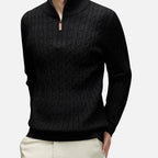 Oliver | Men's Half-Zip Jumper | Cable-Knit · Eltrendio