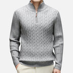 Oliver | Men's Half-Zip Jumper | Cable-Knit · Eltrendio