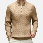 Oliver | Men's Half-Zip Jumper | Cable-Knit · Eltrendio