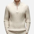 Oliver | Men's Half-Zip Jumper | Cable-Knit · Eltrendio