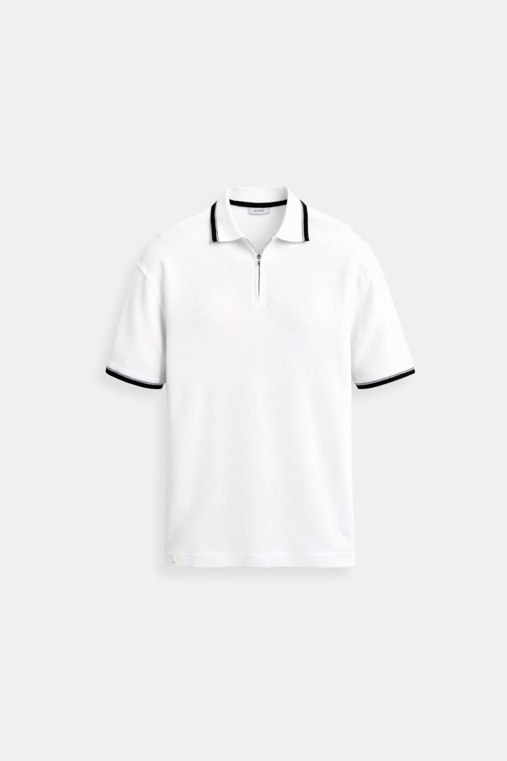 Oliver | Men's Zip-Neck Polo Shirt | Contrast Tipping · Eltrendio