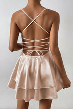 Sophie | Women's V-Neck Mini Dress | Spaghetti Straps · Eltrendio