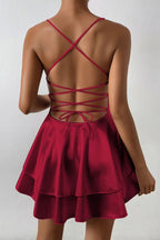 Sophie | Women's V-Neck Mini Dress | Spaghetti Straps · Eltrendio