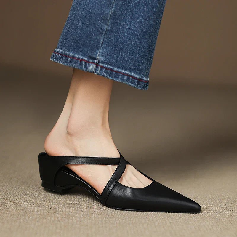 Grace | Women's Flats | Cross Strap · Eltrendio