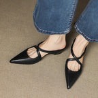 Grace | Women's Flats | Cross Strap · Eltrendio