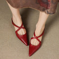 Grace | Women's Flats | Cross Strap · Eltrendio