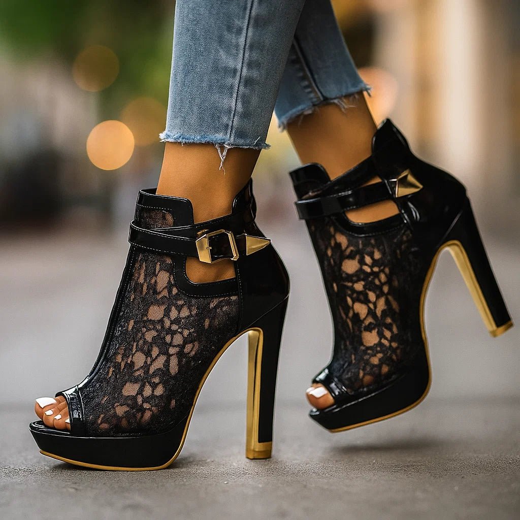 Isla | Women's Heels | Peep Toe · Eltrendio