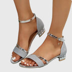 Olivia | Women's Wide Fit Sandals | Ankle Strap · Eltrendio
