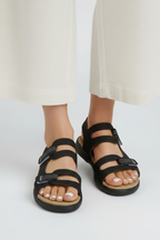 Lucy | Women's Wide Fit Sandals | Touch Fastening · Eltrendio