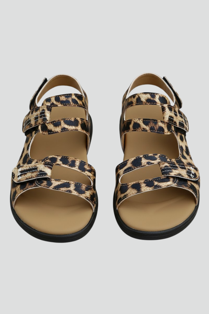 Lucy | Women's Wide Fit Sandals | Touch Fastening · Eltrendio