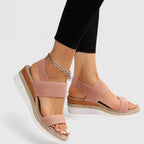 Charlotte | Women's Wide Fit Sandals | Wedge Sole · Eltrendio