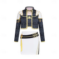 Emily | Girls Performance Costume Set | Cropped Jacket And Skirt Outfit