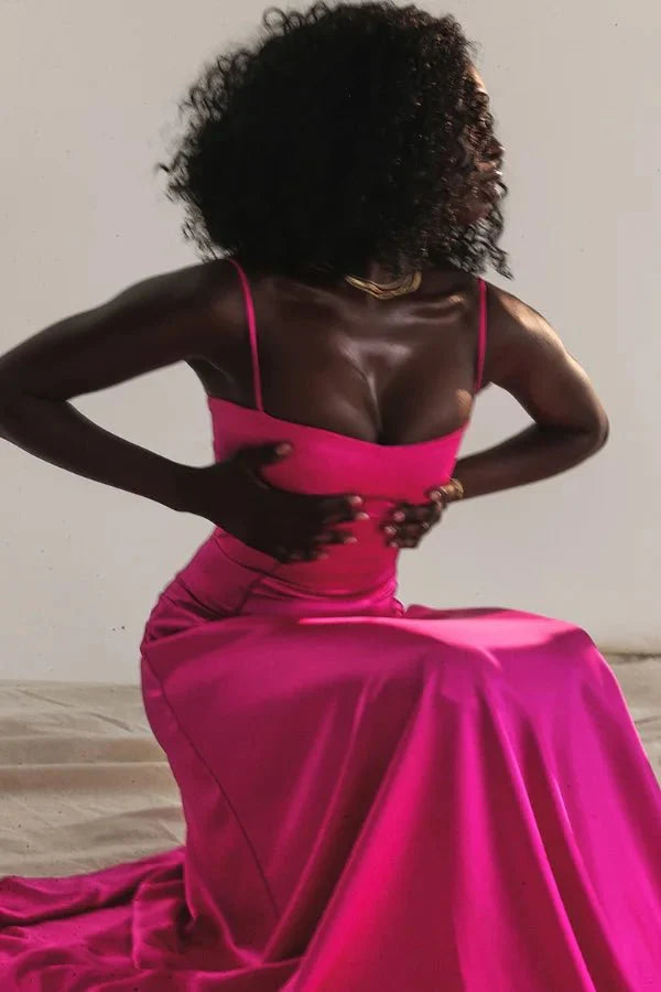 Gabriella – The Silky Satin Corset Maxi Dress - Image 39