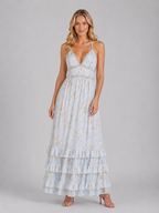 Emmeline | Women’s Floral Maxi Dress | Halter Neck Wedding Guest 5