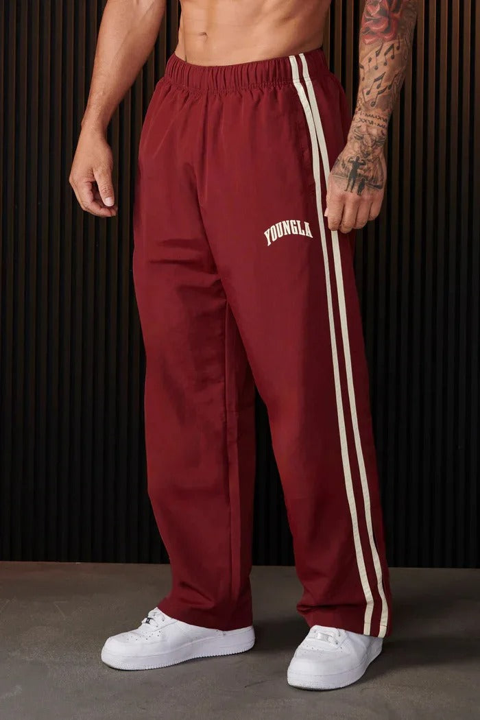 Endrew | Men’s Track Trousers | Side Stripe Full Length Casual Wear-Men Pants-Eltrendio