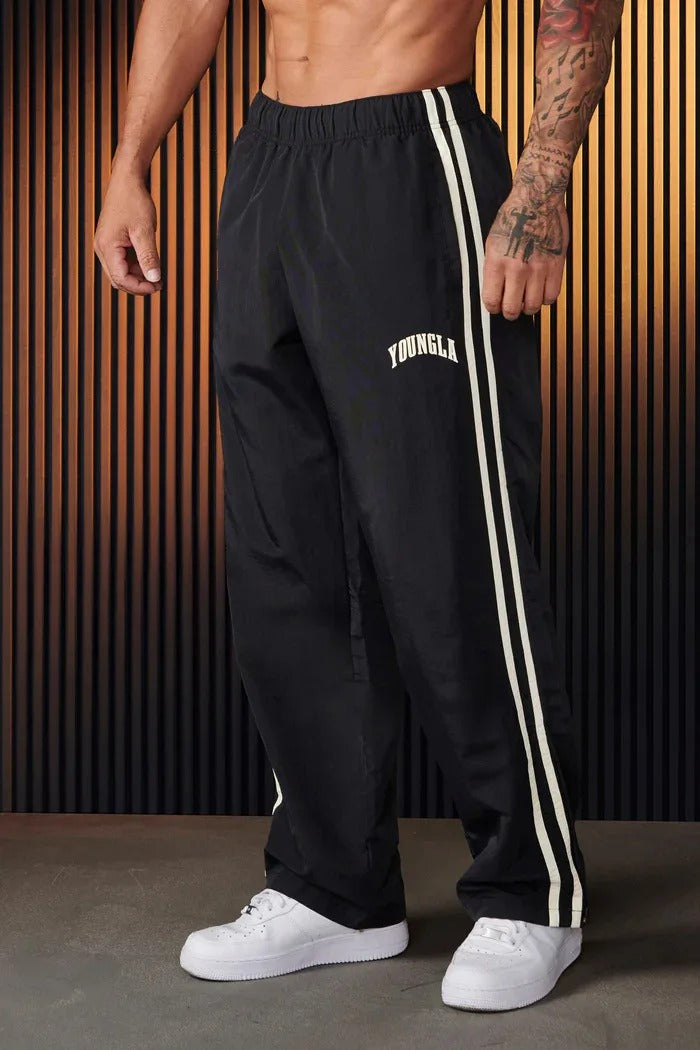 Endrew | Men’s Track Trousers | Side Stripe Full Length Casual Wear-Men Pants-Eltrendio