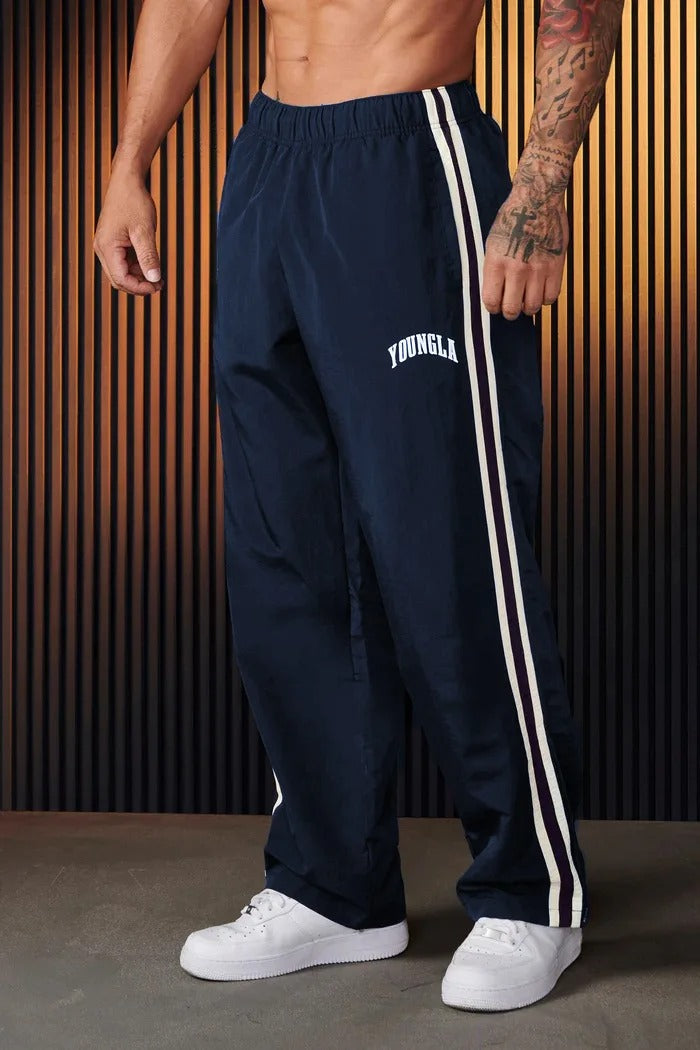 Endrew | Men’s Track Trousers | Side Stripe Full Length Casual Wear-Men Pants-Eltrendio