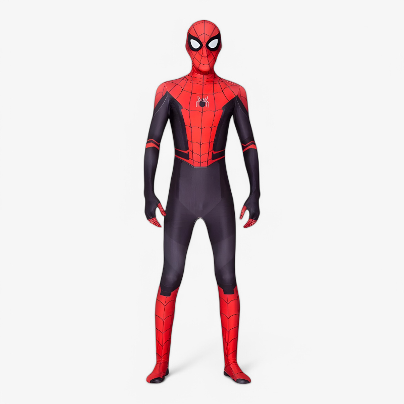 Ethan | Children's Superhero Print Costume Jumpsuit | Full Body Covering Mask Superhero Themed Party-Costume Set-Eltrendio