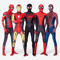 Ethan | Children's Superhero Print Costume Jumpsuit | Full Body Covering Mask Superhero Themed Party-Costume Set-Eltrendio